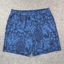 Chubbies Shorts Mens Large Blue 7" Drawstring Liner Swim Trunks Beach Pool