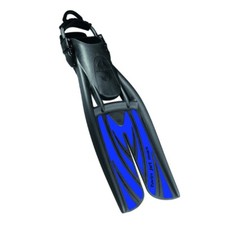 ScubaPro Twin Jet Max Fins - Black/Blue - Size S 6-8 - Open Heel - 25.347.210