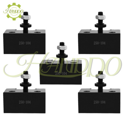 5Pack AXA 250-104 #4 Quick Change Heavy Duty Boring Bar Tool Post Holder