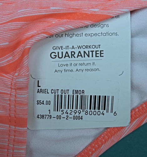Bikini Athleta Parte inferior Ariel recortada naranja M nuevo con etiquetas natación - Imagen 4 de 4