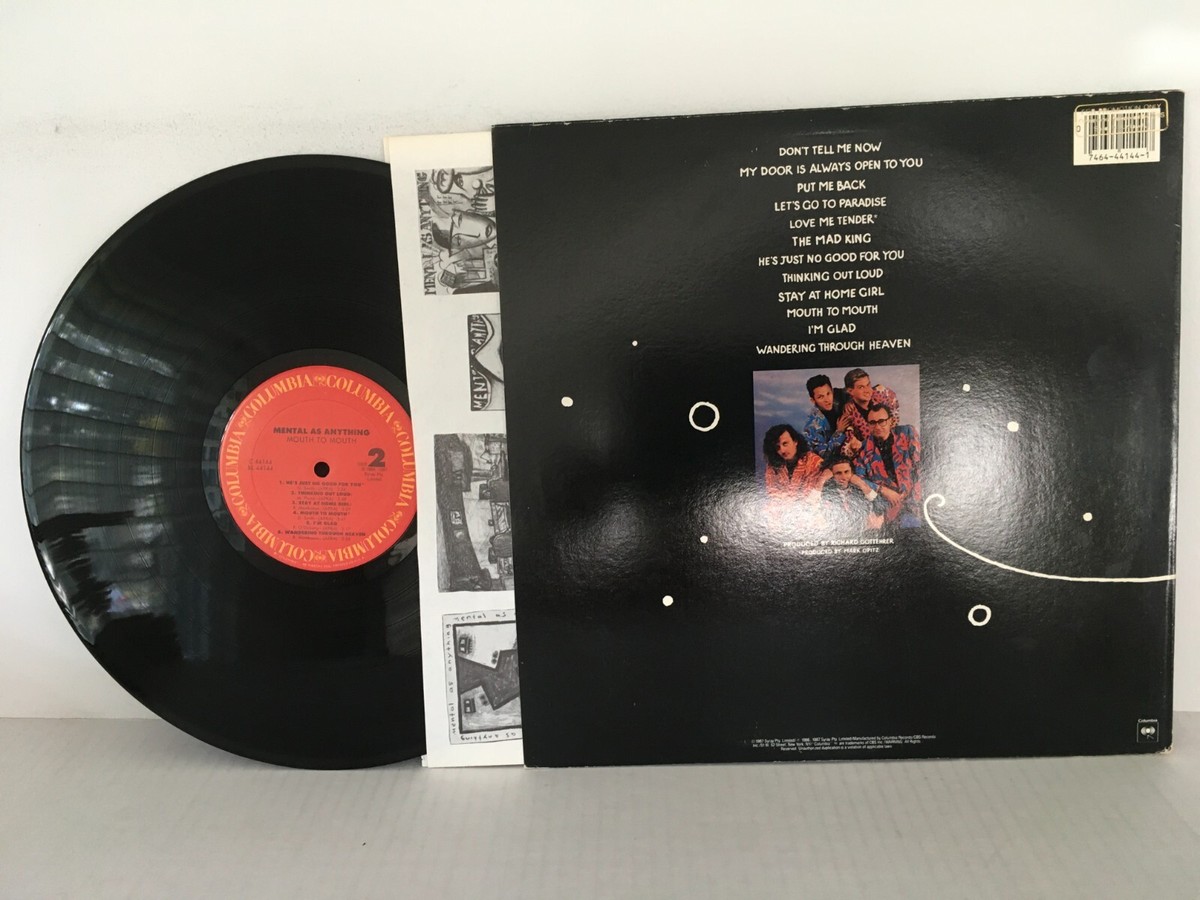 Mental As Anything - Mouth To Mouth - Columbia Records (1987) 12 