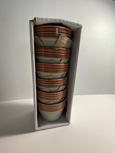 Ramekins 6 Ceramic 4 oz Baking Dishes / small Bowl Creme Brulee Souffle' Cupcake - Bild 6 von 7