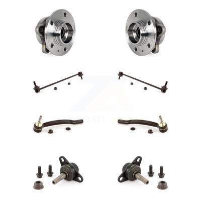 Hub Bearing Lower Ball Joint Outer Tie Rod  Link Front Kit (8Pc) For Volvo 