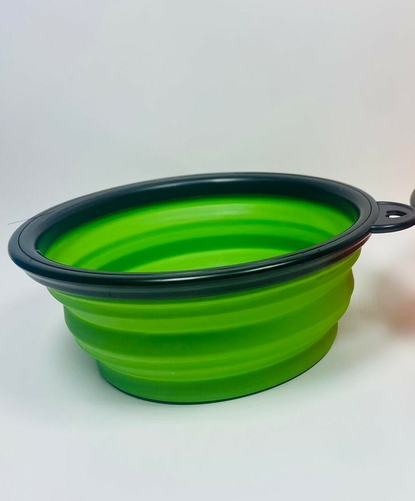 Portable Collapsible Pet Bowl Foldable Water Feeding Travel Bowl Cup GREEN eBay