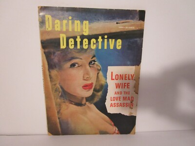 Vintage DARING DETECTIVE June 1950 (Sex & True Crime) Postmortem photos