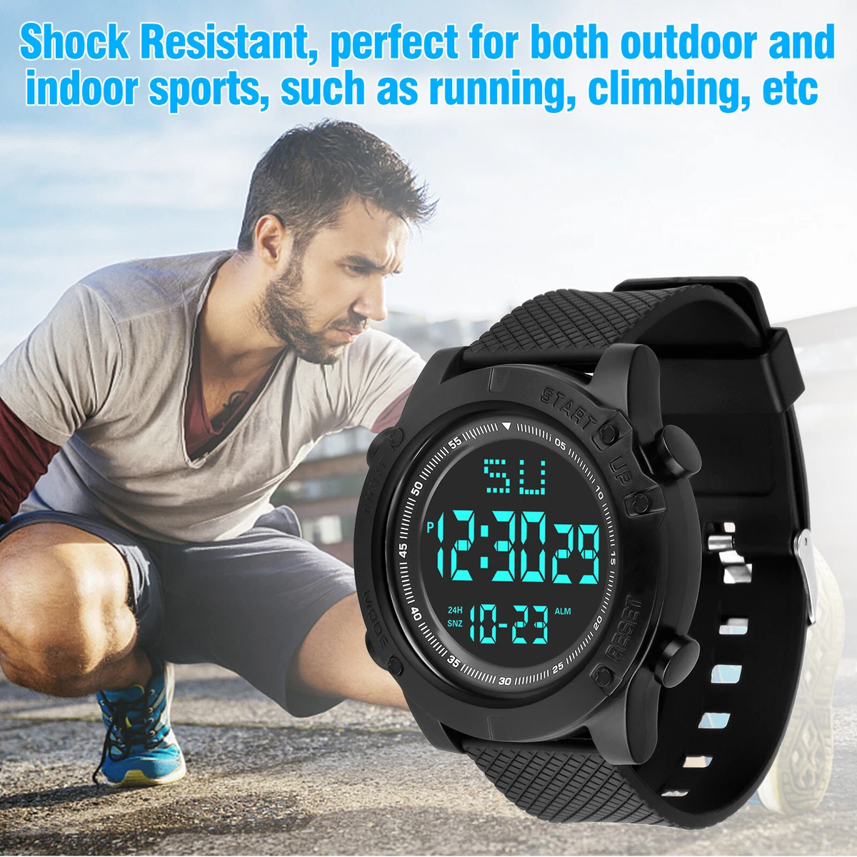Mens watch hotsell backlight
