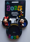 Disney Parks 2025 Disneyland Mickey & Minnie Photo Frame Christmas Ornament New