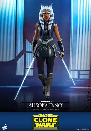 Hot Toys TV Masterpiece Star Wars The Clone Wars Ahsoka Tano Action Figure Blue