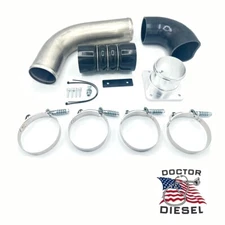 High Flow Cold Side Intercooler Pipe Upgrade Kit For 11-16 Ford Powerstroke 6.7L