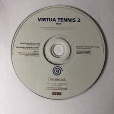Thumbnail of ebay&reg; auction 127182336641 | Sega Dreamcast Virtua Tennis 2 Rare Promo White Label full Game
