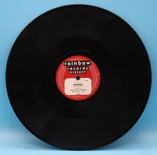 Eddie "Gin" Miller - Whispering & Ramona - Rainbow Records 78 RPM  1948