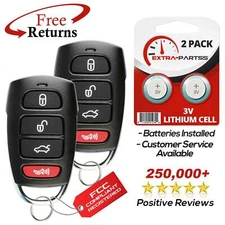 2 For 2006 2007 2008 2009 2010 2011 2012 2013 Hyundai Azera Remote Fob Car Key