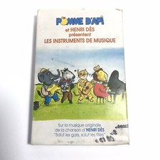 RARE K7 CASSETTE AUDIO Pomme D’api Et Henri Dės Les Instruments De Musique