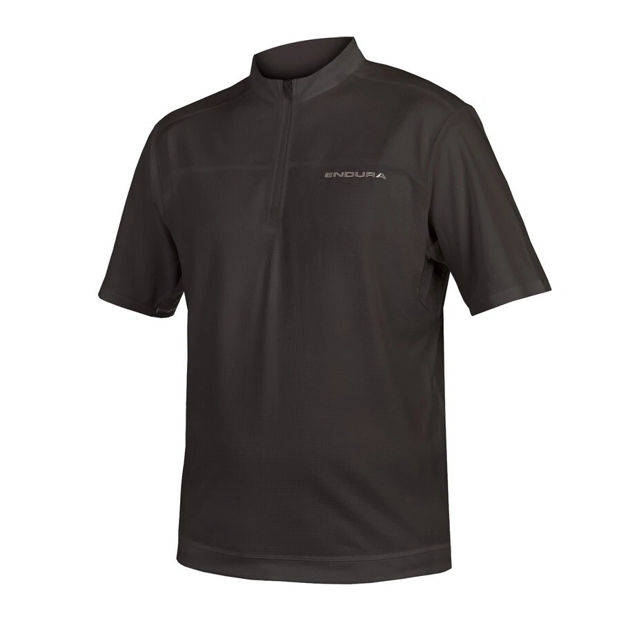 Maillot À Manche Courte Hummvee S/S Jersey II Noir Endura Cyclisme Noir XS - Photo 1/1