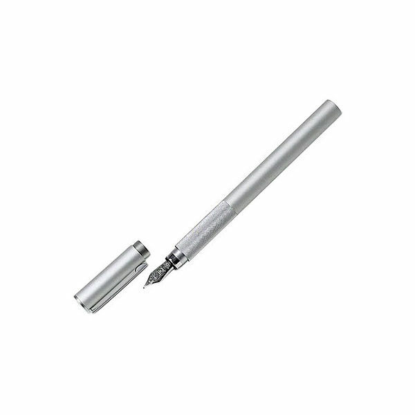 MUJI Aluminum Fountain Pen Made in Japan With Ink Cartridge Refill