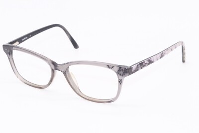 NEW BEBE BB5163 001 GREY CRYSTAL GREY AUTHENTIC DESIGNER EYEGLASSES 55-17