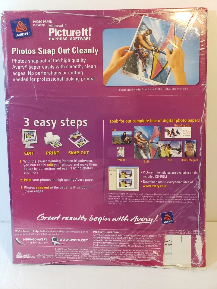  8x10 Glossy Digital Photo Paper + Free Microsoft Software - Image 2 of 3