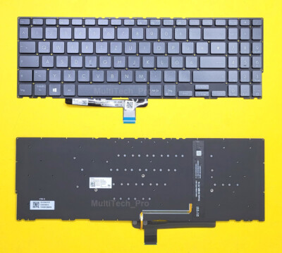 DE Tastatur Asus Zenbook Flip 15 OLED RX564 RX564EH Series mit Beleuchtung