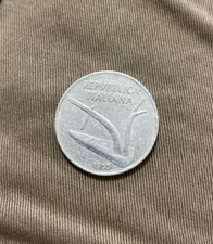 1955 - Italia - Moneda de 10 liras - Moneda italiana - Aluminio