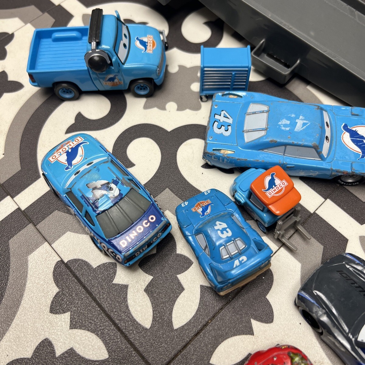 Disney Pixar Cars Dinoco Pit Crew Copper Canton Mini Large Lot | eBay