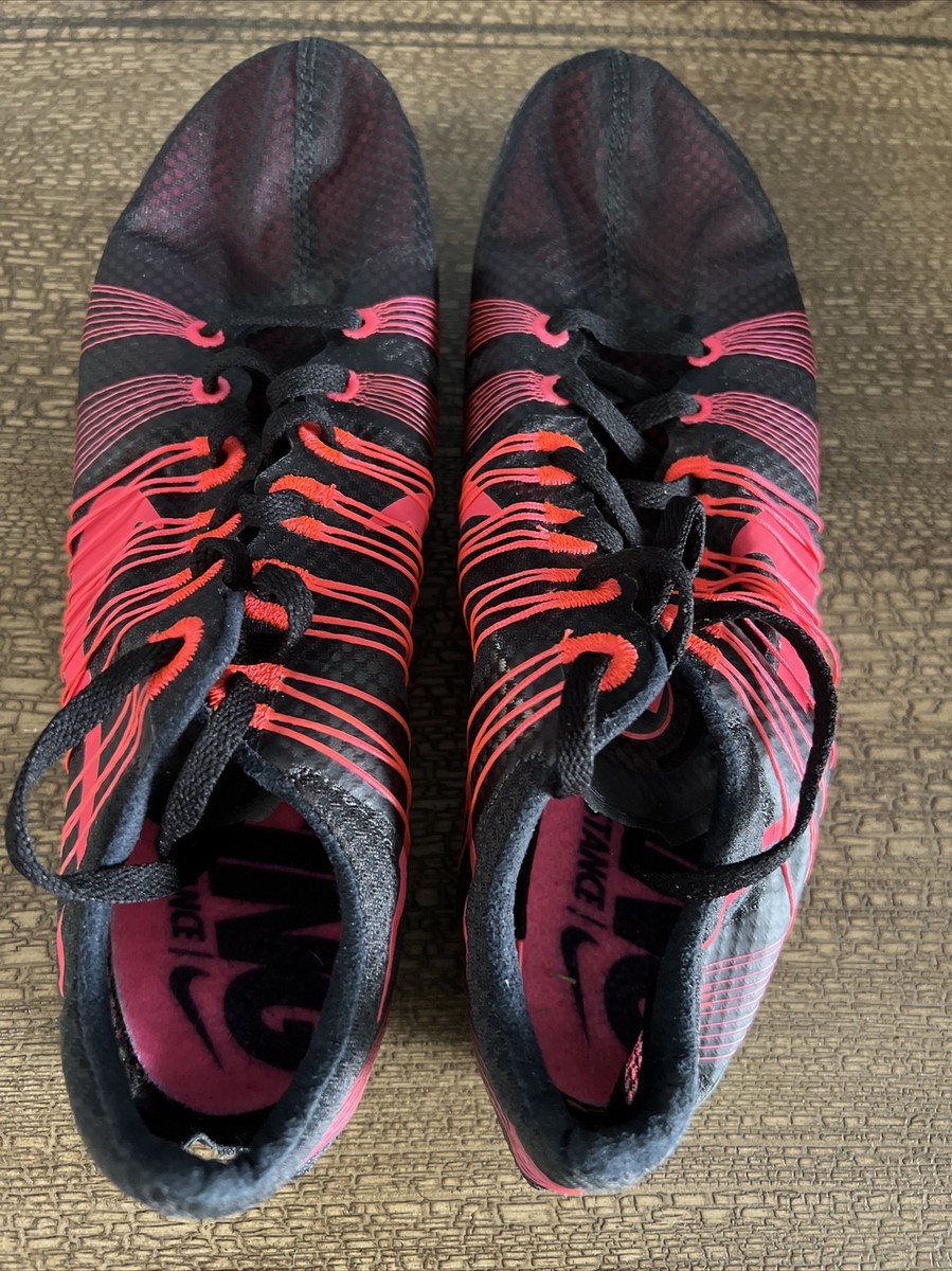 Nike Matumbo Flywire Black Hot Pink Men Sz 10.5 Track & Field