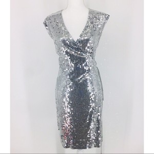 michael kors sequin wrap dress
