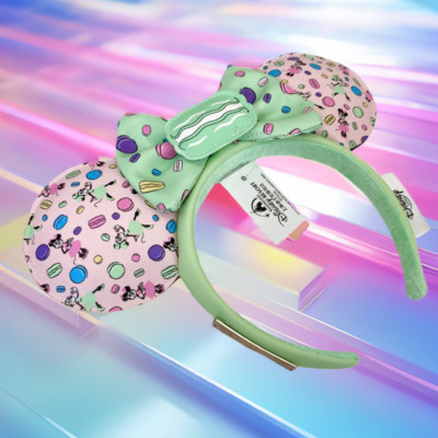 US Disney*Parks Loungefly Paris City Pastel Macaroon Minnie 