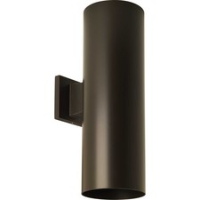 Progress Lighting P5642-LED LED Cylinder Outdoor Wall Sconce - Up - Bronze