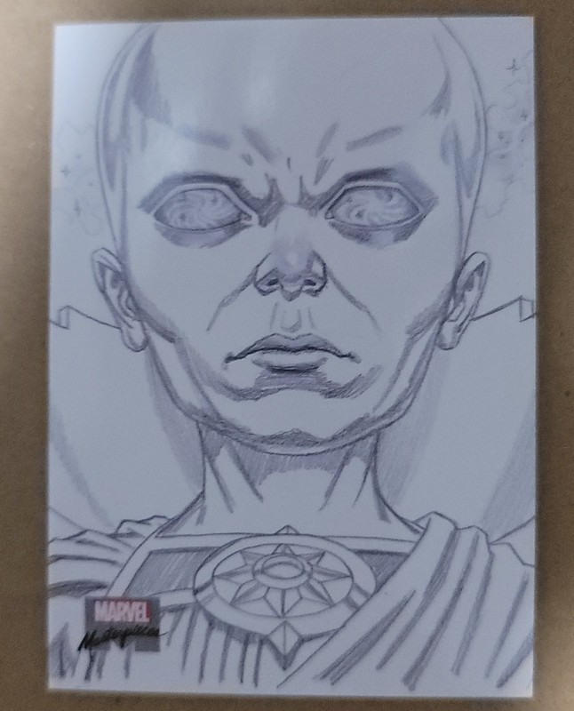 2022 Marvel Masterpieces Preliminary Art Uatu the Watcher AP-26