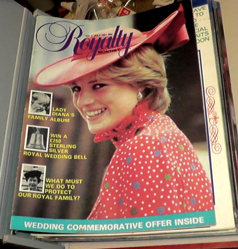 1981 Vol 1 #1 Royalty Monthly Magazine Princess Diana + 11 More Royal Family GBR