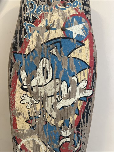 VINTAGE COMPLETE SKATEBOARD CRUISER RARE SEGA SONIC ZONE ZAPPING - FREE POST W2F - Picture 9 of 10