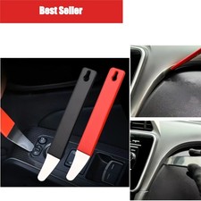 Car Trim Removal Tool Stainless Steel Pry Bar Door Panel Clip Fastener Remover