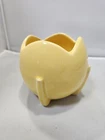 Vintage Nelson McCoy Pottery Yellow Tulip Planter Art Deco 1930s-40s 4” Tall