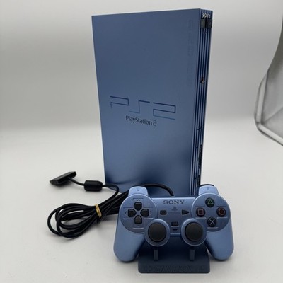 Sony PS2 PlayStation 2 Fat Konsole, Aqua Blau, Original inkl. Controller 