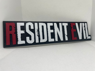 Resident Evil Schild zum hinstellen/anlehnen ca24 CM