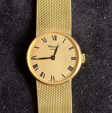 Vintage CHOPARD Geneve 750 Gold Damenuhr m Handaufzug - Ref. 5042 - 1982 im Etui