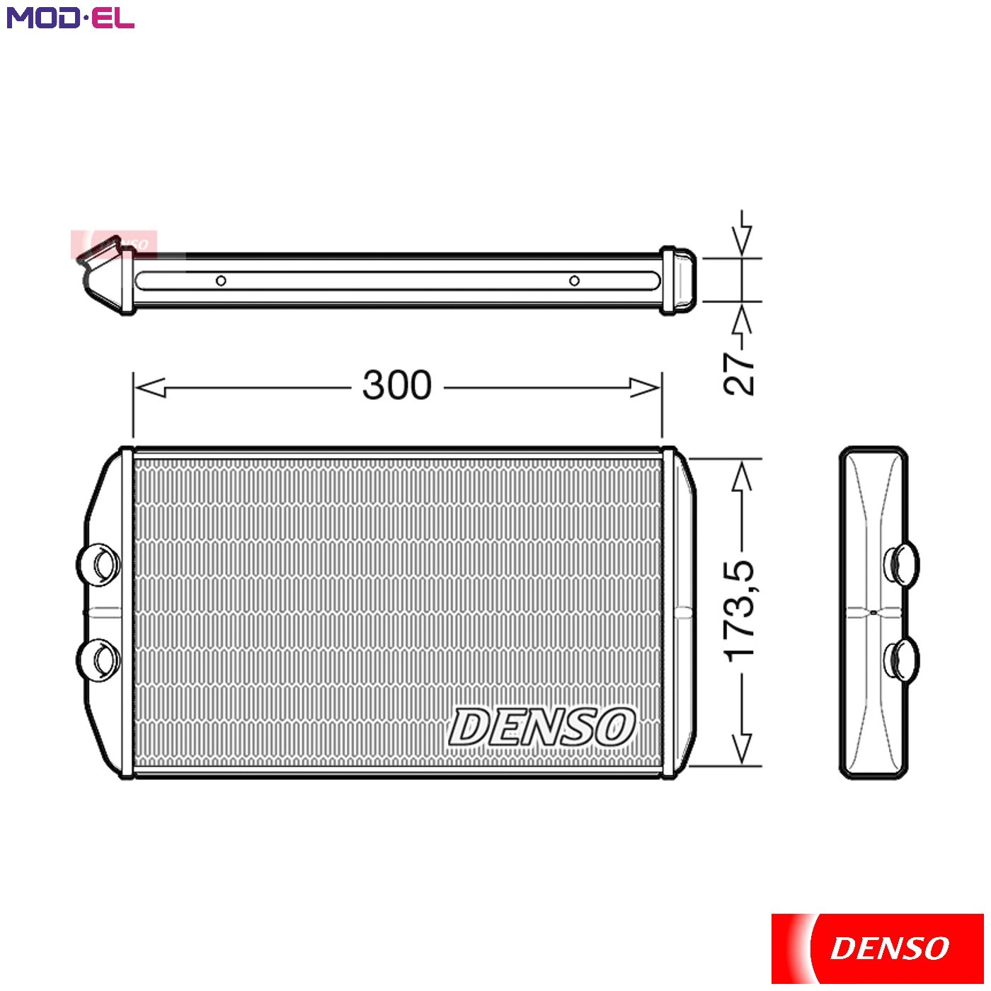 HEAT EXCHANGER INTERIOR HEATING DRR12008 FOR IVECO DAILY/VI/Platform/Chassis