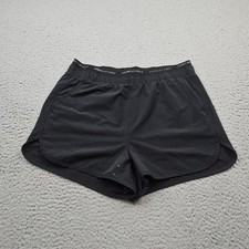 American Eagle Shorts Womens Medium Black Gym Activewear Stretch