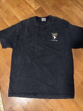 Vintage Screaming Eagles T Shirt Mens Size XL Y2K 101st Airborne Made In USA