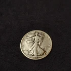 1921 D Walking Liberty Half Dollar Key Date Low Mintage EX Detail Full Date VG/F