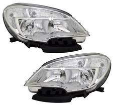 Scheinwerfer Set für Opel Mokka A 2012-2016 HB3 H7 Chrom mit LWR Stellmotoren