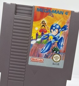 Mega Man 4 NES Spiel Modul Nintendo Entertainment System Klassiker PAL Cartridge