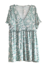 "In the Style" Beautiful Green Ditsy Floral Fit & Flare Dress PLUS SIZE 28 BNWT
