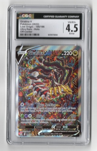 Giratina V graded CGC 4.5 for sale on eBay