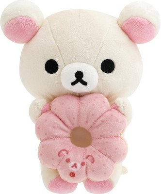 San-X Rilakkuma & quotRilakkuma x Mister Donut & quot Donut Roll Plüschtier Neu
