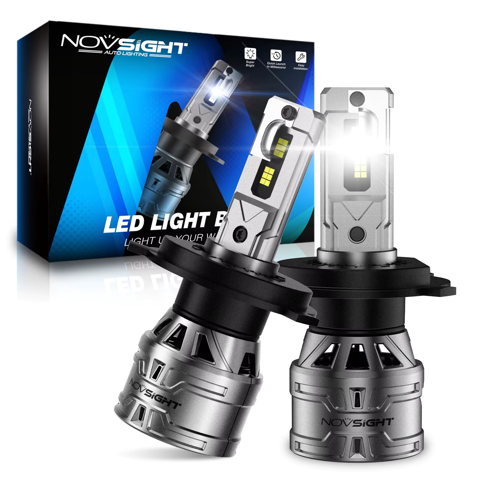 Kit LED H11 de phares de voiture 6500K pour vos trajets de nuit en montagne