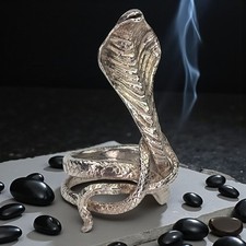 Vintage Sterling Silver Artisan Coiled Snake Cobra Ring Wrapped Serpent Size 4