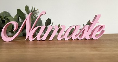 Maßanfertigung jedes Wort Ihr eigenes personalisiertes freistehendes Wohndeko jede Farbe