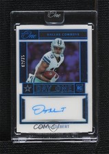 2022 Panini One Day One Auto Blue 62/75 Jalen Tolbert #120 Auto 10qe
