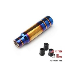 Aluminum Weighted Shift Knobs Universal Burnt Blue Long Shift Knob Goldblue